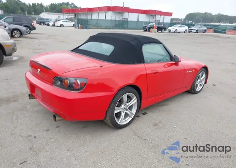 2007 Honda S2000 from USA, damaged, VIN JHMAP21407S000879
